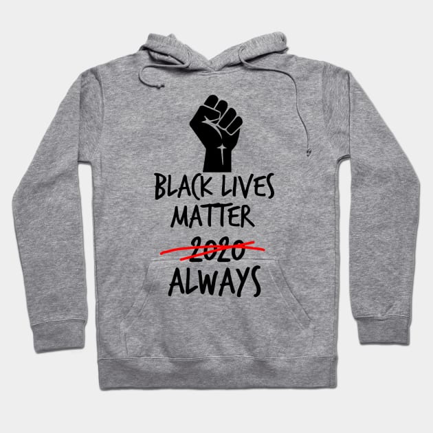 Black Lives Matter Always Hoodie by zeevana